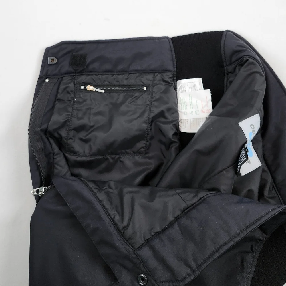 Obermeyer Ski Snowboard Snow Winter Pants Ladies Sz 14 Black  Nylon #65101 - Picture 4 of 14